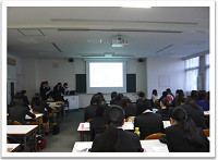 食物栄養科かわらばんVol.42（14.12.16）平成26年度「給食管理実習（学外）」実習報告会の様子