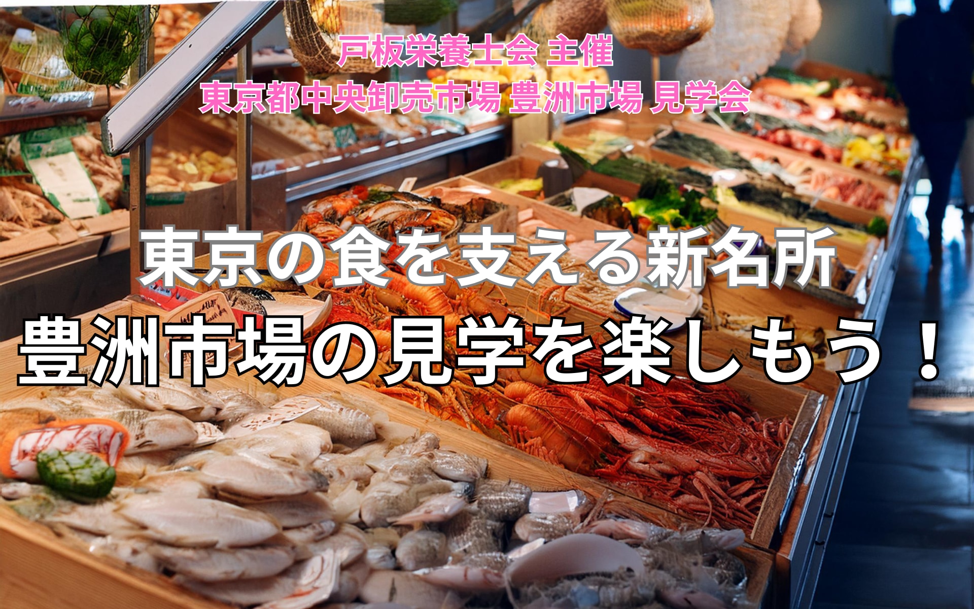 【２０２４年度・戸板栄養士会主催】東京都中央卸売市場豊洲市場見学会