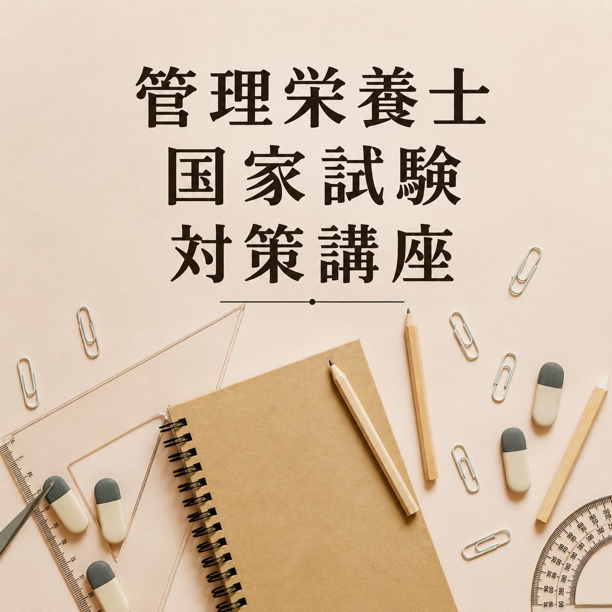 【食物栄養科】2026年度　管理栄養士国家試験対策講座を開催します！